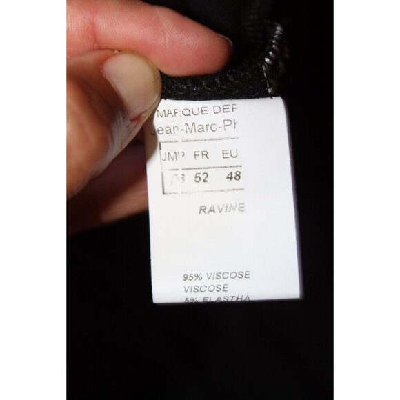 NWT Jean Marc Philippe JMP Lace Black Midi dress Size 6 Roll Neck Asymmetrical - Picture 6 of 7